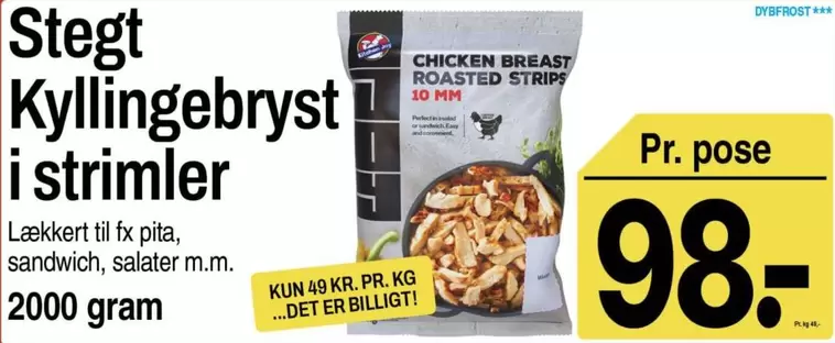 Easy - Kyllingebryst i strimler