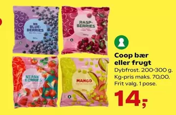 Coop bær eller frugt