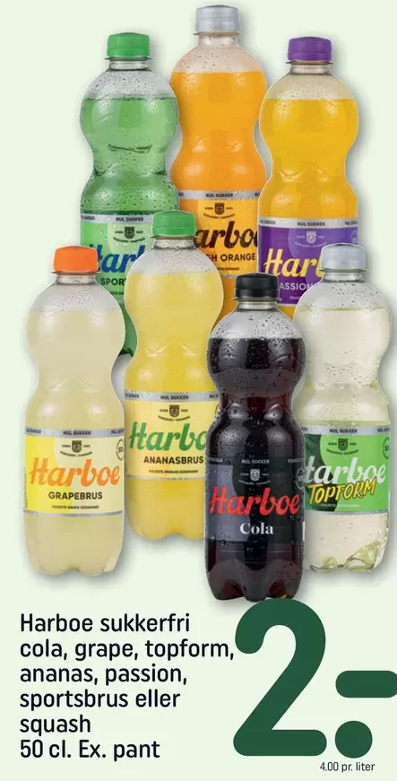 Orange - cola, grape, topform, ananas, passion, sportsbrus eller squash