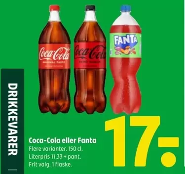 Coca Cola - Coca-Cola eller Fanta