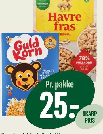 Guld Korn or Havre fras