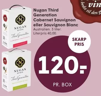 Den - Cabernet Sauvignon eller Sauvignon Blanc