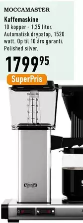 Moccamaster - Kaffemaskine