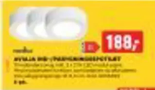 RYDAJA 3W PARKERINGSSPOTLET