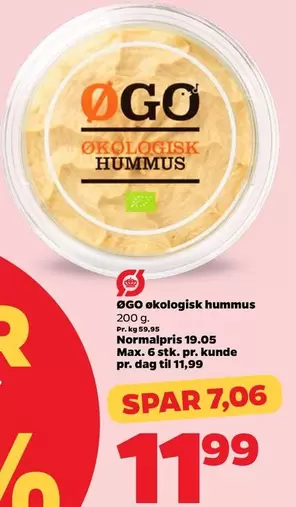økologisk hummus