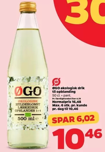 Ekologisk Drik Til Opblanding