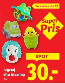 Legetøj eller bidering