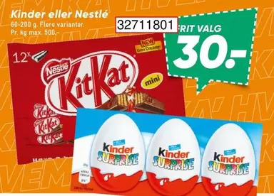 Kinder -  eller Nestlé