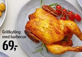 Grillkylling med barbecue
