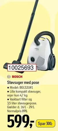 Bosch - Støvsuger med pose