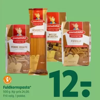 Fuldkornspasta