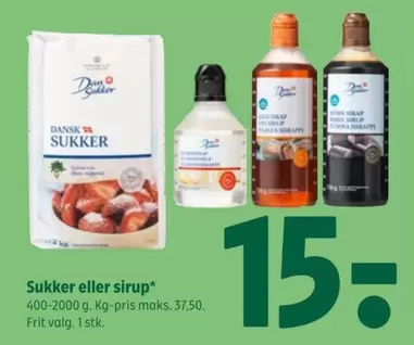 Sukker eller sirup