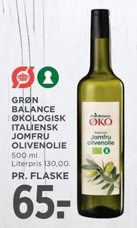 ØKOLOGISK ITALIENSK JOMFRU OLIVENOLIE
