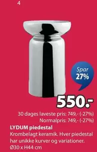 Keramik - LYDUM piedestal