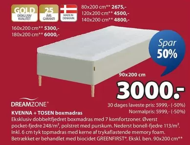 KVENNA + TOSEN boxmadras