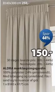 mørklægningsgardin