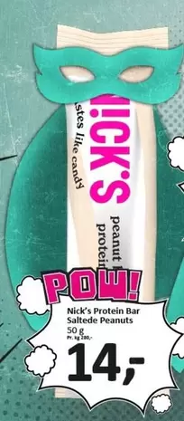 Protein Bar Saltede Peanuts