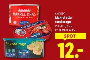 Makrel eller torskerogn