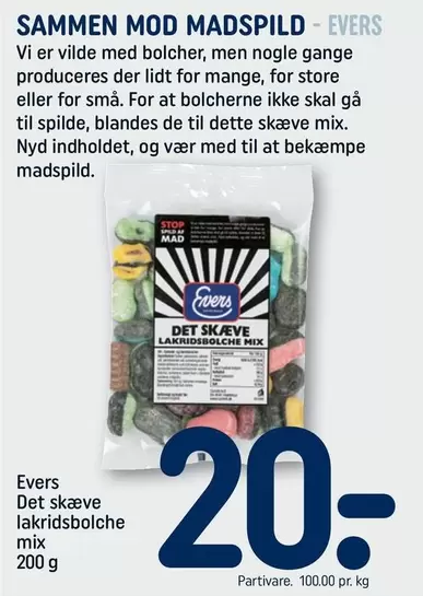 Det skæve lakridsbolche mix