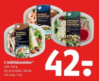 C måltidssalater