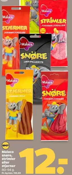 snere, strimler aller stjerner