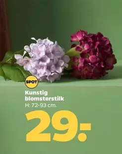 Kunstig blomsterstilk
