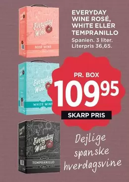 Rose - WINE ROSÉ, WHITE ELLER TEMPRANILLO