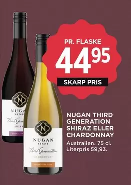 THIRD GENERATION SHIRAZ ELLER CHARDONNAY