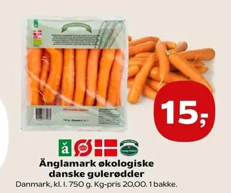 økolgiske danske gulerødder