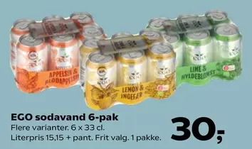 sodavand 6-pak