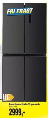 Amerikaner køle-/fryseskab