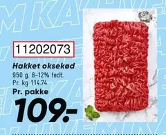 Hakket oksekød