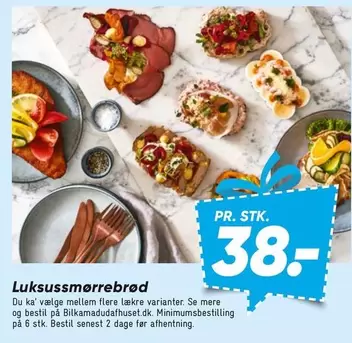 Luksussmørrebrød