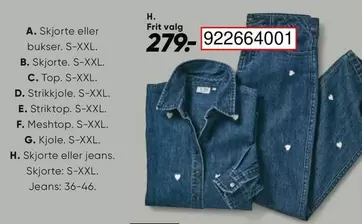 Skjorte eller jeans