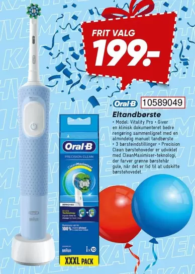 Oral B - Eltandbørste