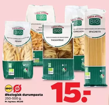 Bio - Økologisk durumpasta