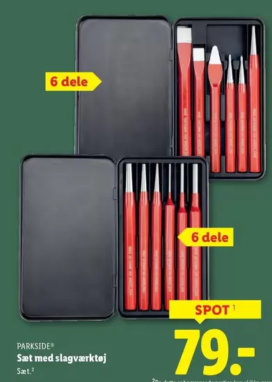 Sæt med slagværktøj