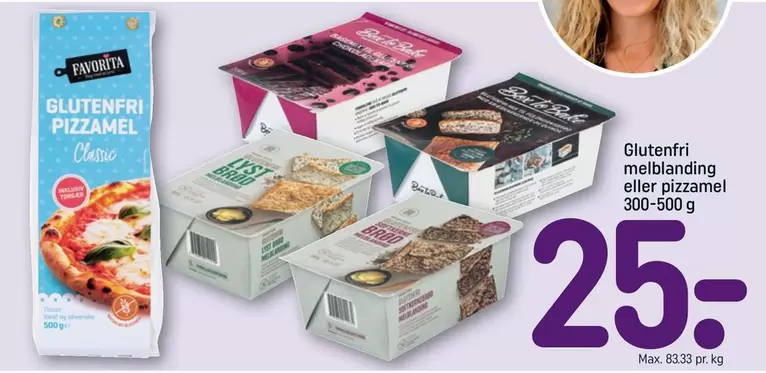 Glutenfri melblanding eller pizzamel