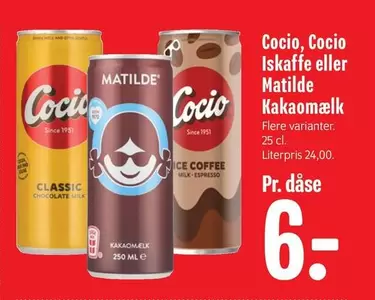 Cocio, Cocio Iskaffe eller Matilde Kakaomælk