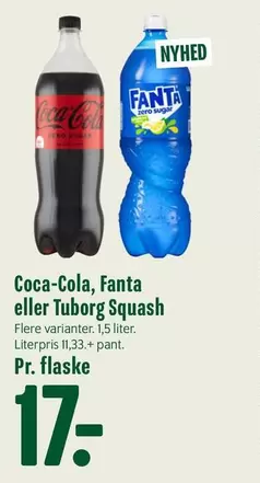 Coca Cola - Fanta eller Tuborg Squash