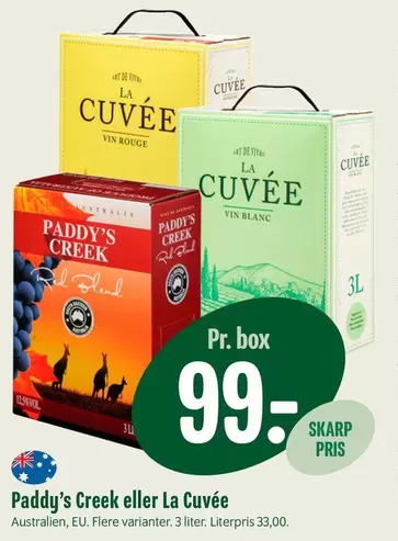 Art - Paddy's Creek eller La Cuvée