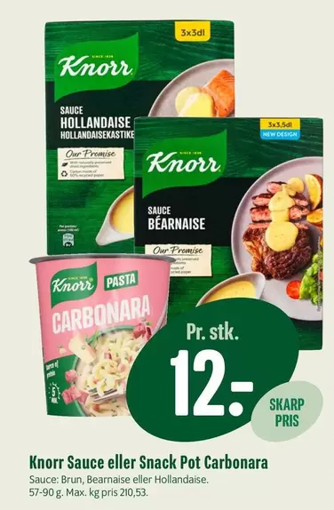 Sauce eller Snack Pot Carbonara