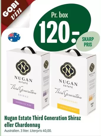 Third Generation Shiraz eller Chardonnay