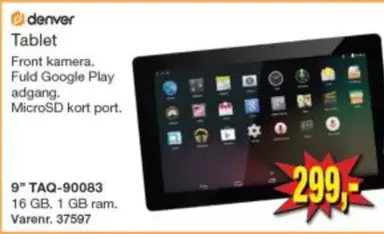 Kort - Tablet TAQ-90083