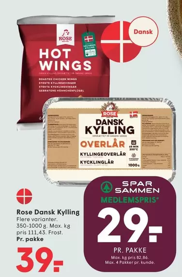 Rose - Dansk Kylling