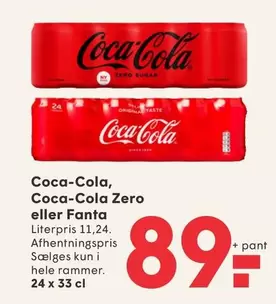 Coca Cola - Coca-Cola, Coca-Cola Zero eller Fanta