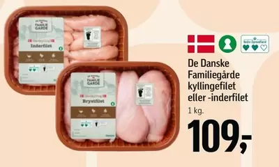 kyllingefilet eller -inderfilet