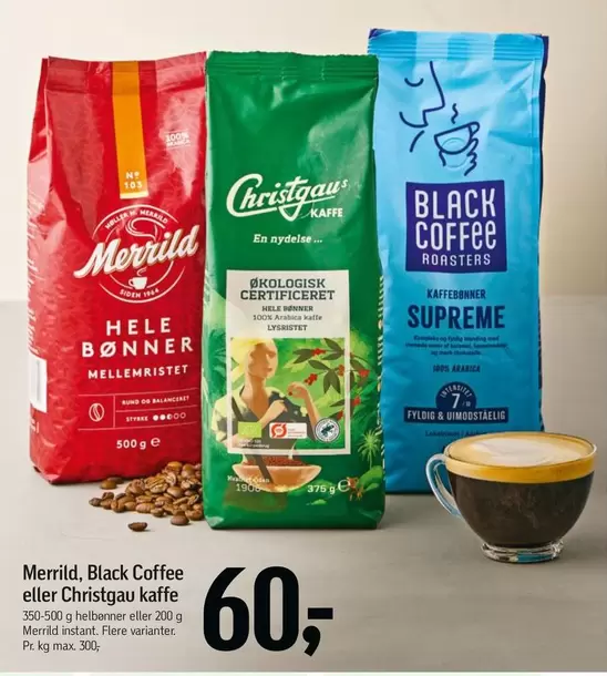 Black Coffee eller Christgau kaffe