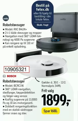 Bosch - Robotstøvsuger