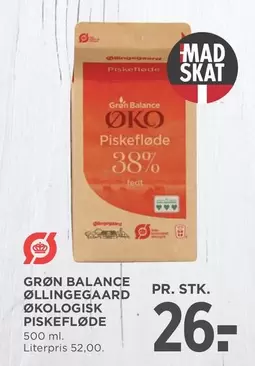 ØKOLOGISK PISKEFLØDE